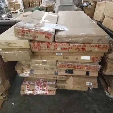 PALLET OF ASSORTED FLATPACK FURNITURE AND FURNITURE PARTS