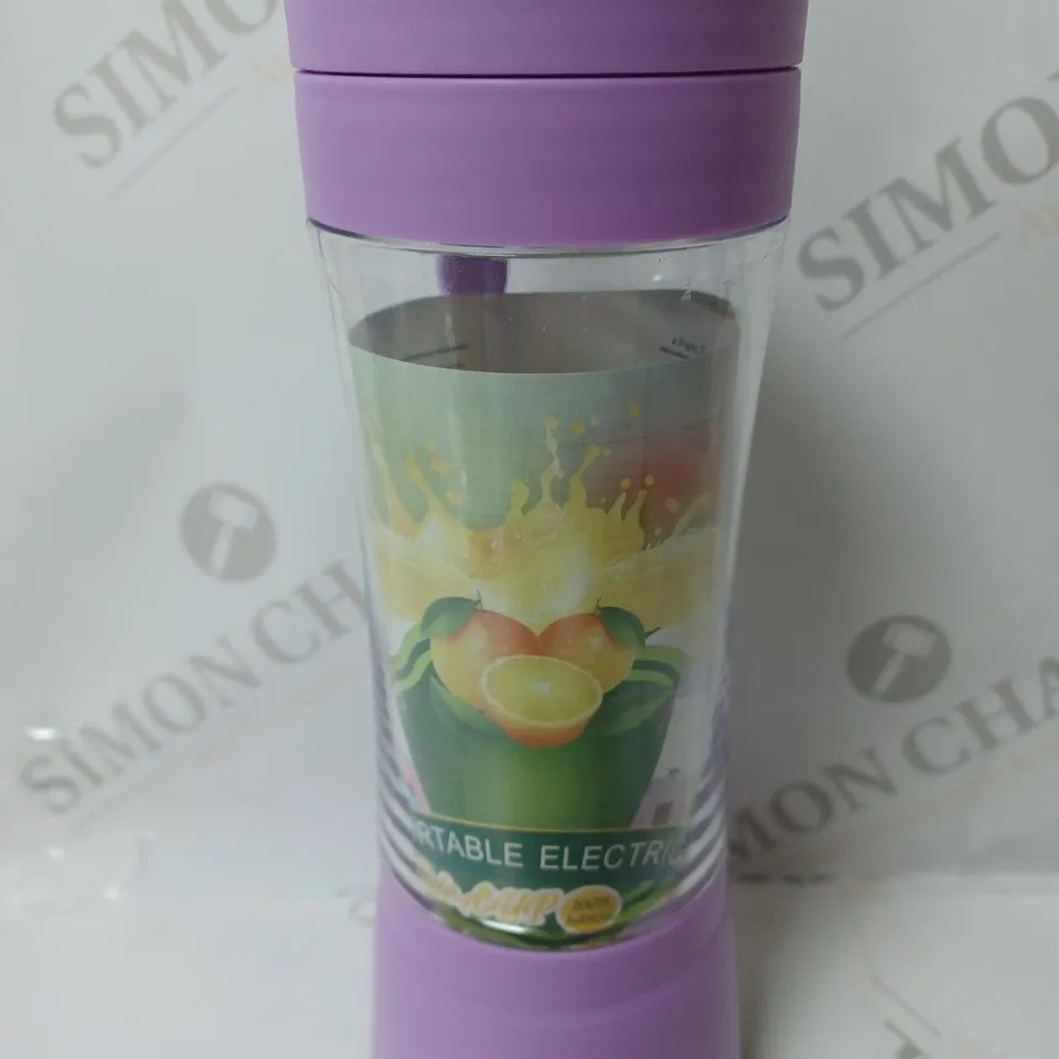 BOXED PORTABLE AND RECHARGEABLE BATTERY-POWERED JUICE BLENDER 380ML HM-03