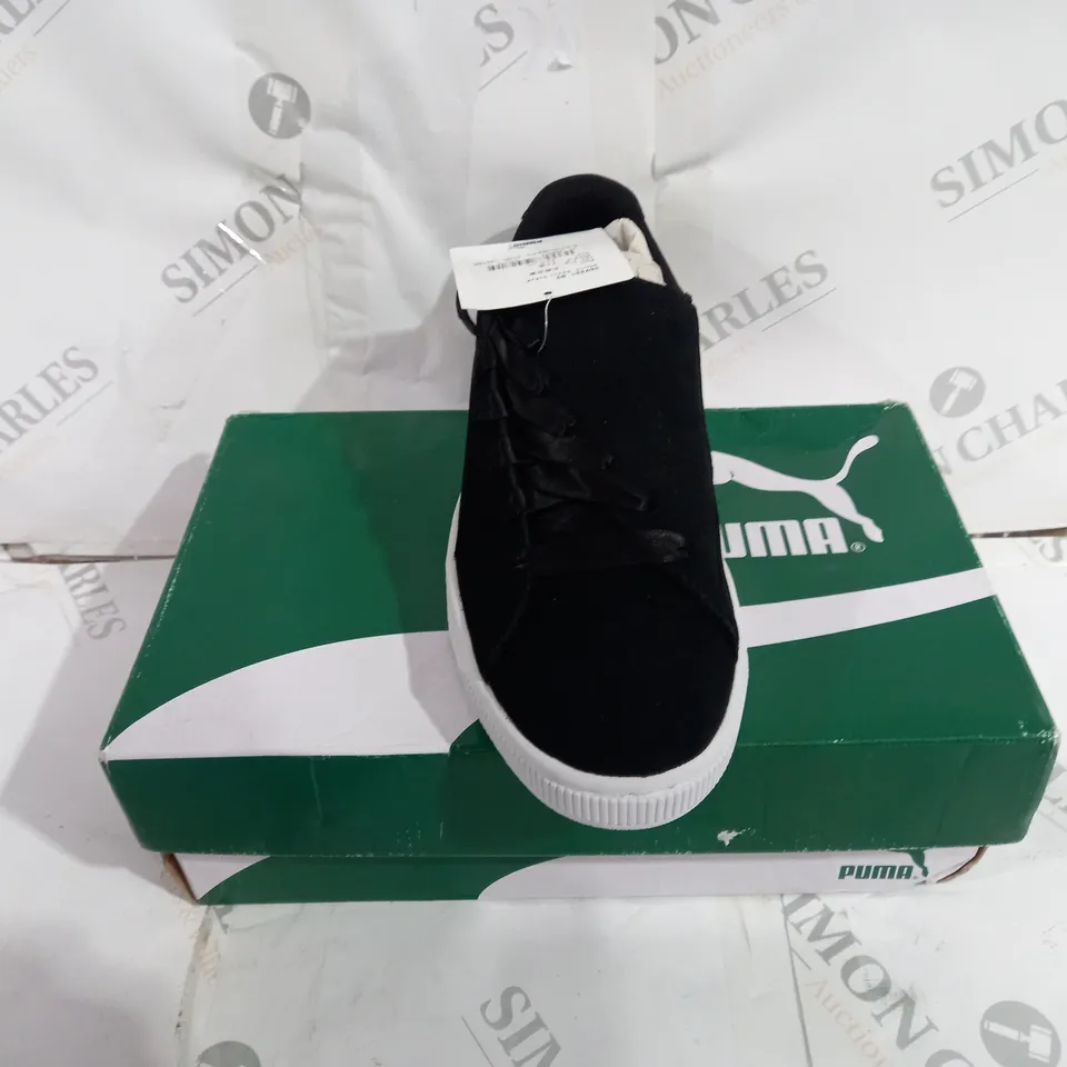 PUMA SUEDE CRUSH BLACK SIZE 4