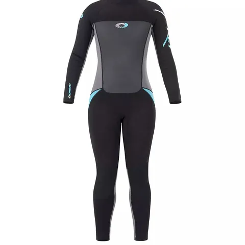 OSPREY ACTION SPORTS ORIGIN LADIES LONG LENGTH WETSUIT - BLACK/BLUE LT/36 INCH