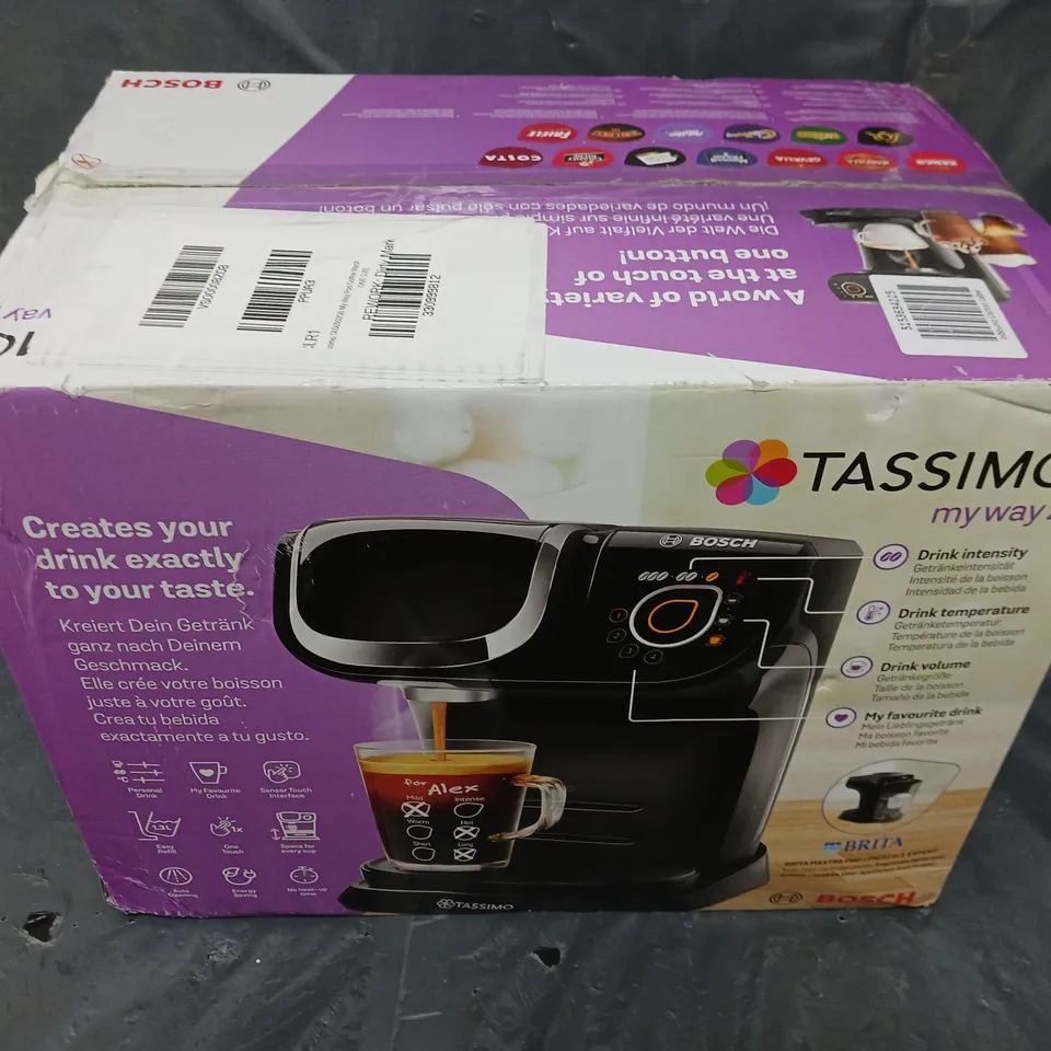 BOXED TASSIMO MY WAY 2 COFFEE MACHINE