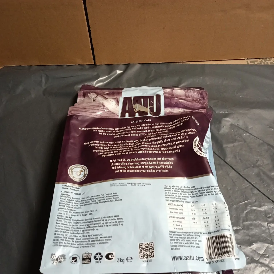 AATU FOR CATS SALMON 3KG