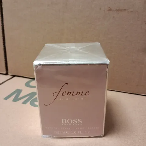 BOXED AND SEALED HUGO BOSS FEMME EAU DE PARFUM 50ML
