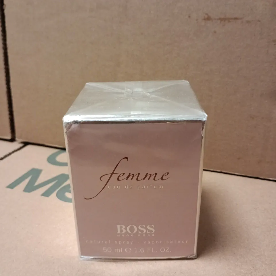 BOXED AND SEALED HUGO BOSS FEMME EAU DE PARFUM 50ML