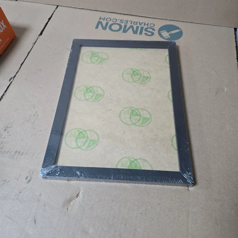 BOX OF APPROXIMATELY 15 ASSORTED HOUSEHOLD ITEMS INCLUDING SCOTTIE DOG EMBROIDERY KIT , ELEPHANT STAINLESS STEEL BOX AND PHOTO FRAME 