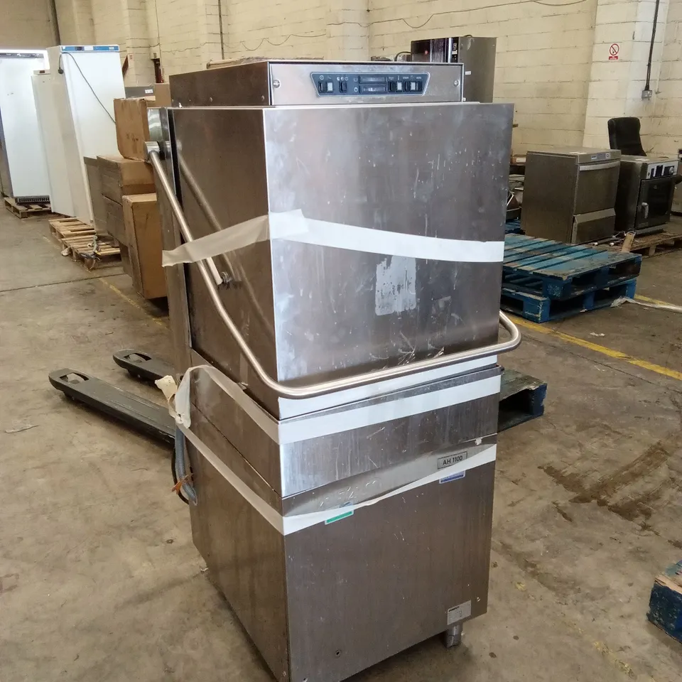 ARISTARCO AH1100 COMMERCIAL STAINLESS STEEL HOOD-TOP DISHWASHER 