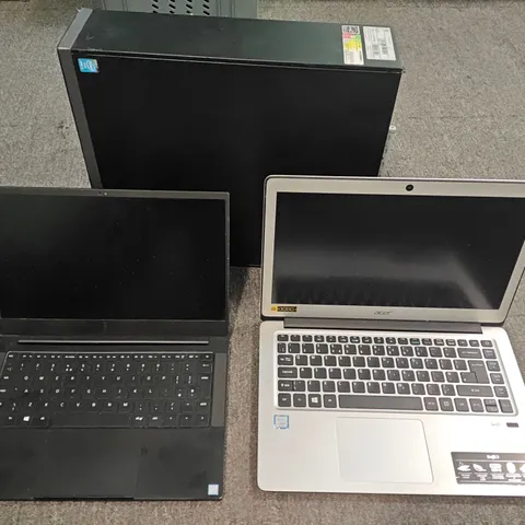 LOT OF 3 ASSORTED COMPUTERS INCLUDES HP PRODESK 600, ACER SWIFT 3 AND RAZER RZ09-028
