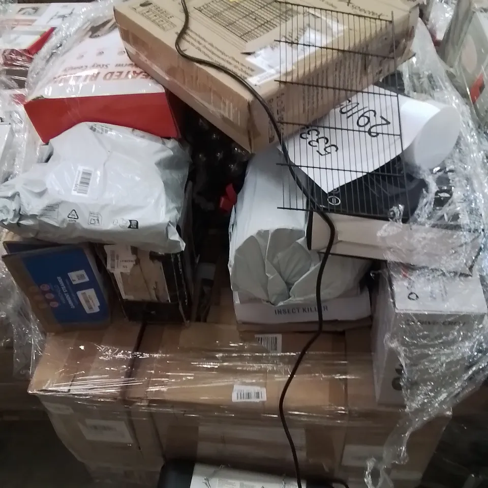 PALLET CONTAINING A LARGE QUANTITY OF ELECTRICAL PRODUCTS TO INCLUDE;SMOOTHIE MAKER,BUG KILLER,SEWING MACHINE 