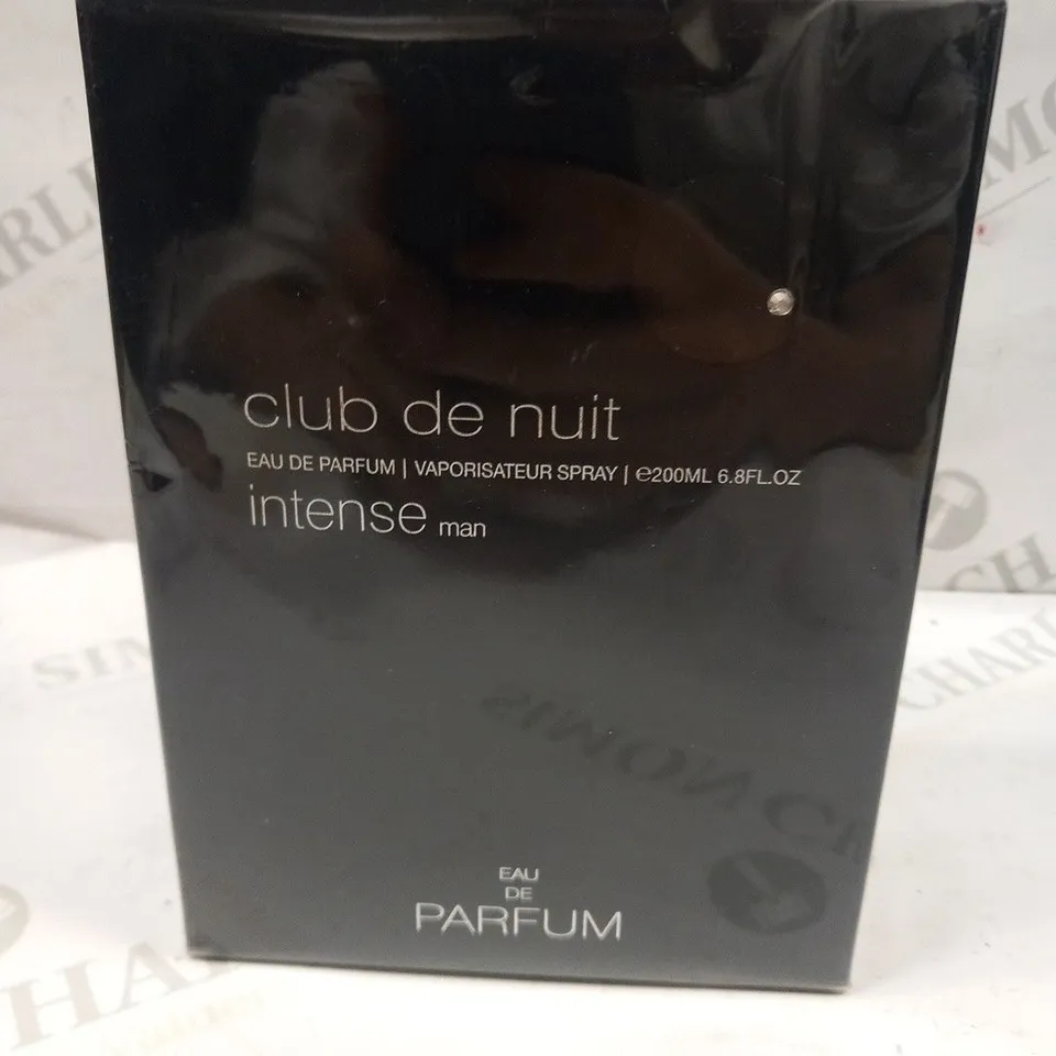 BOXED AND SEALED CLUB DE NUIT EAU DE PARFUM INTENSE MAN 200ML