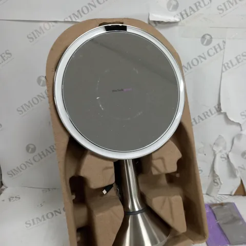 BOXED SIMPLEHUMAN 20CM SENSOR MIRROR WITH TOUCH-CONTROL BRIGHTNESS