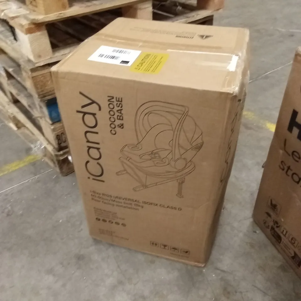 BOXED ICANDY COCOON CAR SEAT AND BASE (1 BOX)