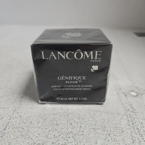 BOXED AND SEALED LANCOME MOISTURISER GENIFIQUE YOUTH ACTIVATING NIGHT CREAM 50ML ANTI-AGEING