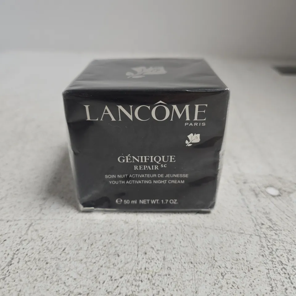 BOXED AND SEALED LANCOME MOISTURISER GENIFIQUE YOUTH ACTIVATING NIGHT CREAM 50ML ANTI-AGEING