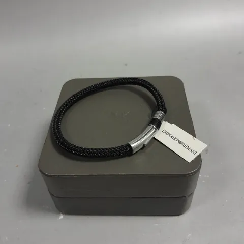 EMPORIO ARMANI BRACELET ESSENTIAL BLACK