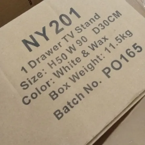 BOXED 1 DRAWER TV STAND