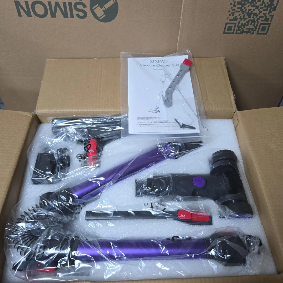 SIXPAD CORDLESS VACUUM CLEANER S80 – BOXED