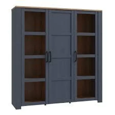 BOXED BOHOL NAVY BLUE DISPLAY CABINET (2 BOXES)