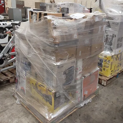 PALLET OF APPROXIMATELY 25 UNPROCESSED RAW RETURN HOUSEHOLD AND ELECTRICAL GOODS TO INCLUDE;