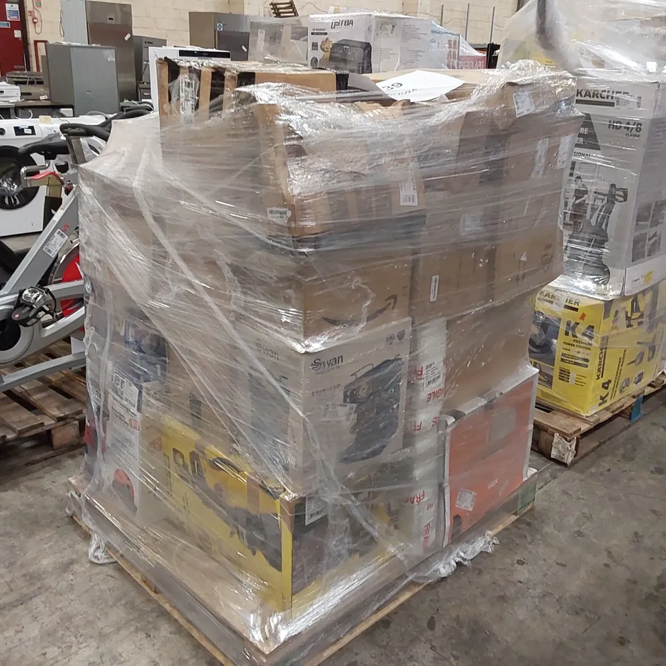 PALLET OF APPROXIMATELY 25 UNPROCESSED RAW RETURN HOUSEHOLD AND ELECTRICAL GOODS TO INCLUDE;