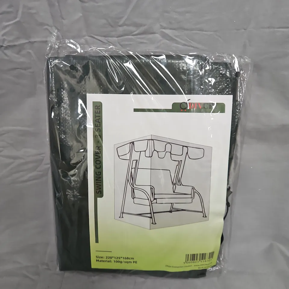 GARDEN SWING COVER SEAT – SIZE 220X125X168 CM, PE MATERIAL