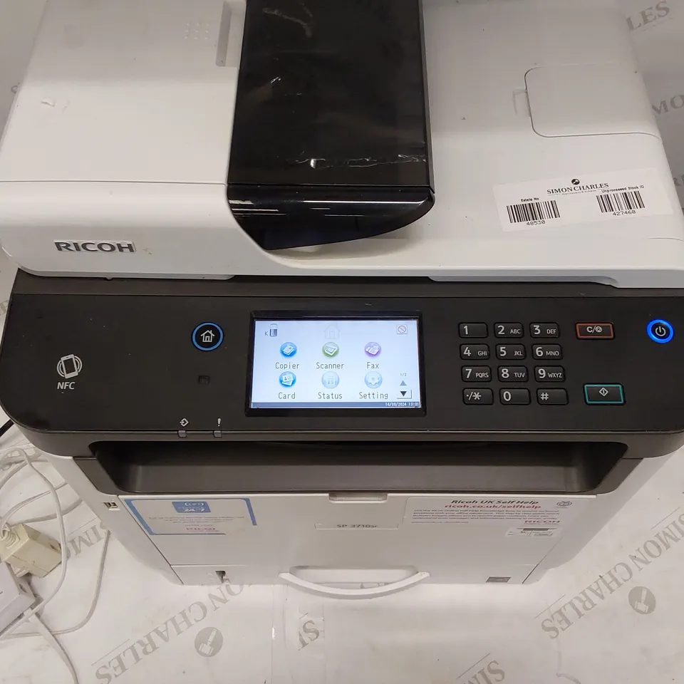 RICOH SP 3710SF LASER MULTIFUNCTION PRINTER
