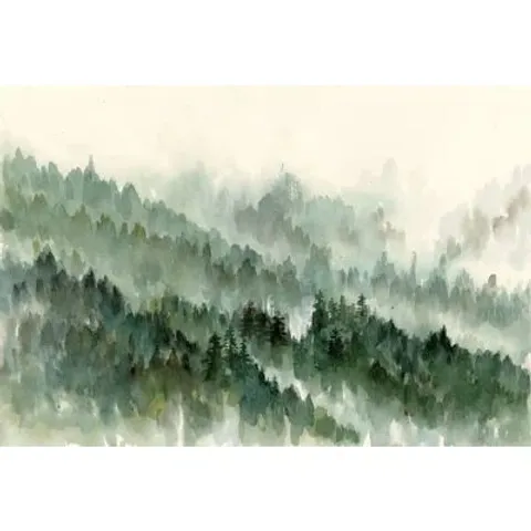 FOREST- WRAPPED CANVAS PAINTING 