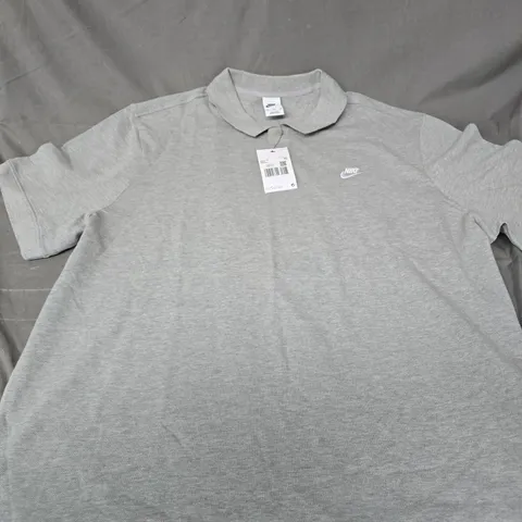 NIKE MEN'S POLO SHIRT – GREY, UK XXL