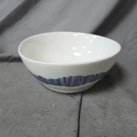 3 X OTTOLENGHI FOR SERAX PORCELAIN BOWL – BLUE STRIPED DESIGN