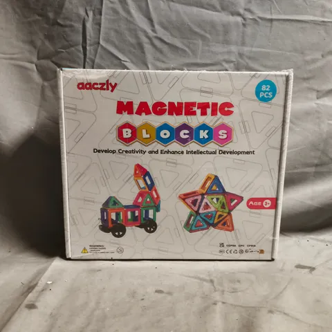 SEALED AACZLY 82-PIECE MAGNETIC BLOCKS SET