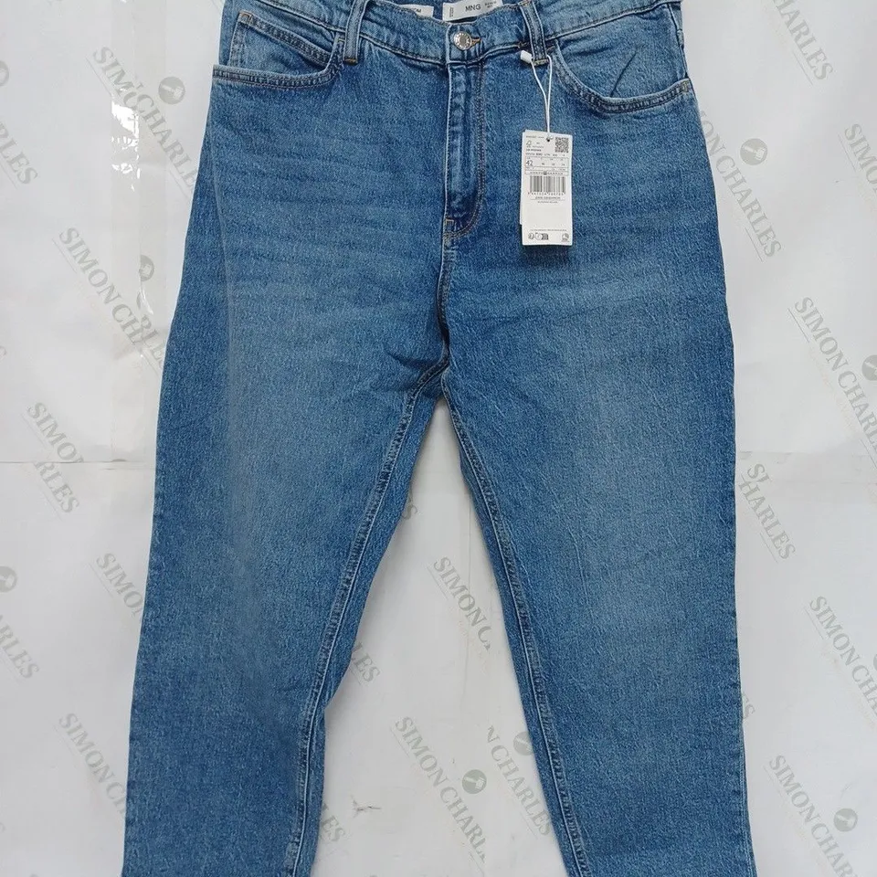 MNG NEWMOM HIGH-WAIST JEANS IN BLUE - EU 42