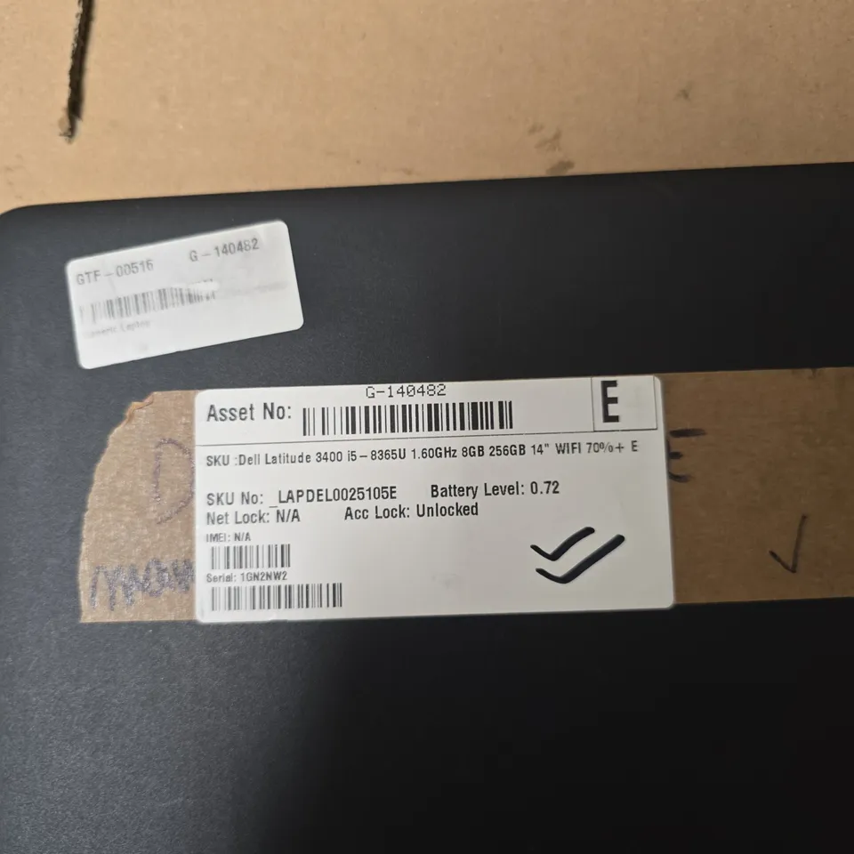 DELL LATITUDE 3400 LAPTOP – I5-8365U, 8GB RAM, 256GB SSD, 14" DISPLAY