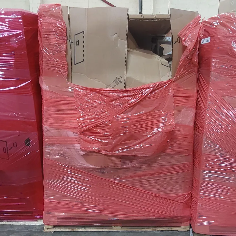 PALLET OF ASSORTED CONSUMER PRODUCTS TO INCLUDE: ELECTRIC BLANKETS, DISH RACK, BLINDS ECT