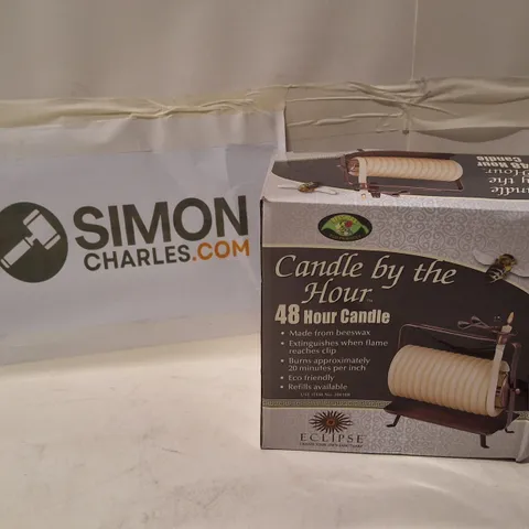 CANDLE BY THE HOUR 48-HOUR BEESWAX CANDLE (ECLIPSE) – ECO-FRIENDLY
