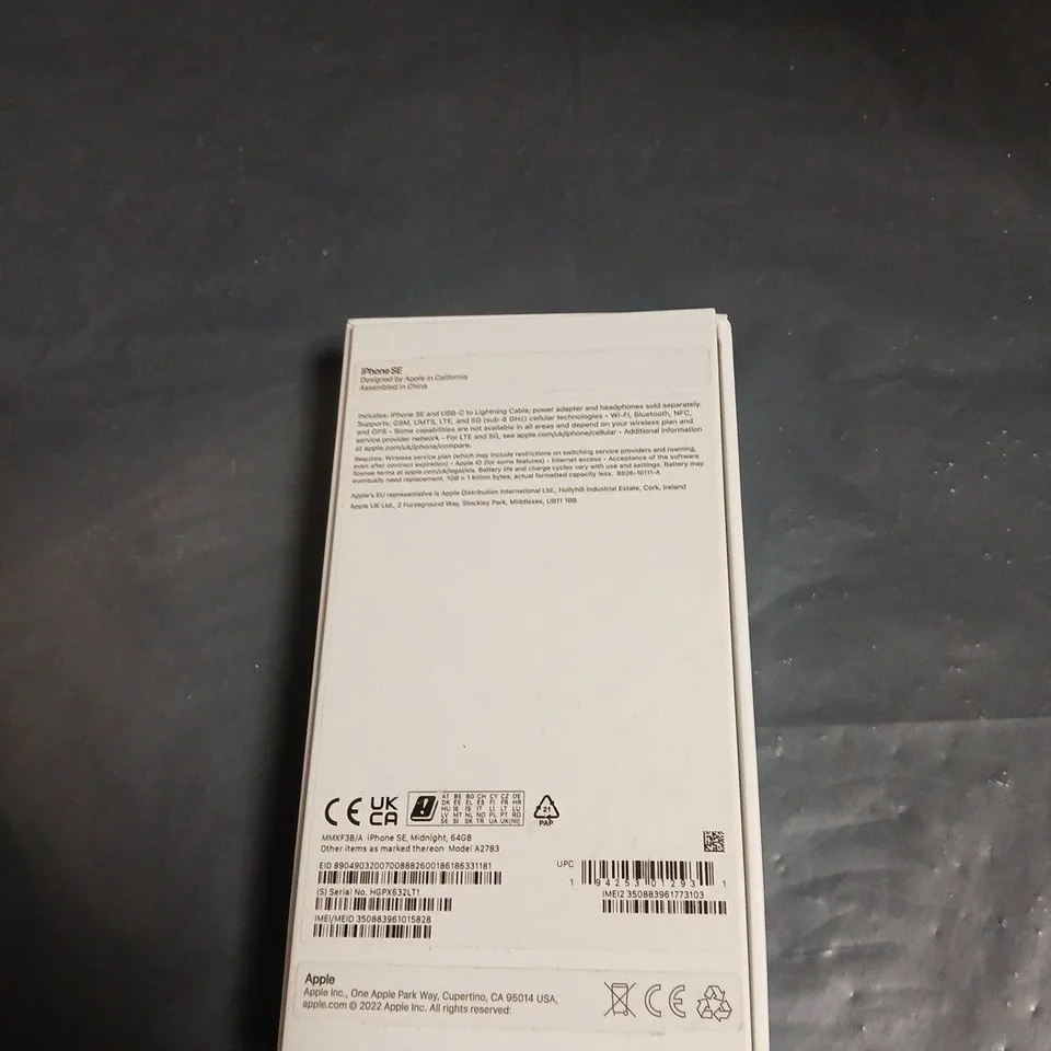 Apple iPhone SE - Black – Boxed 