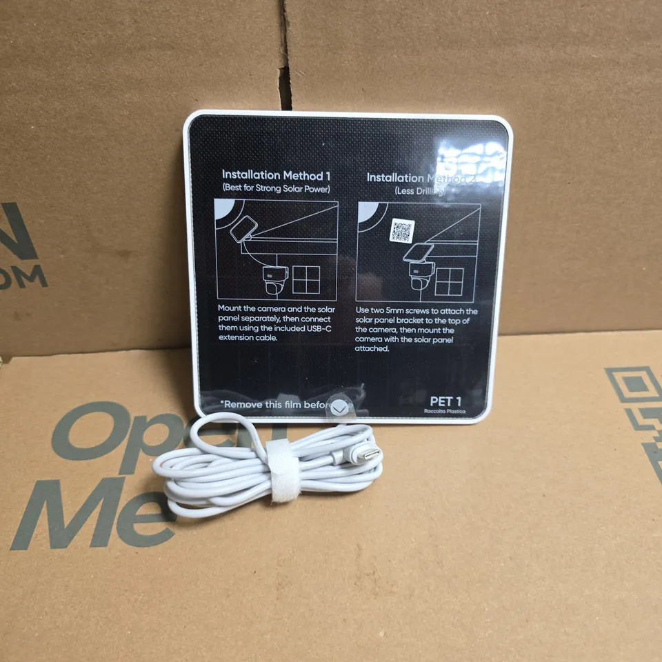 UNBOXED EUFY 3W SOLAR PANEL