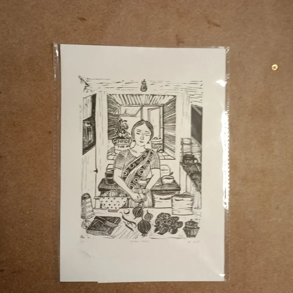PAPER FIGHT ART "ONION SKINS" LIMITED EDITION ART PRINT 1/6