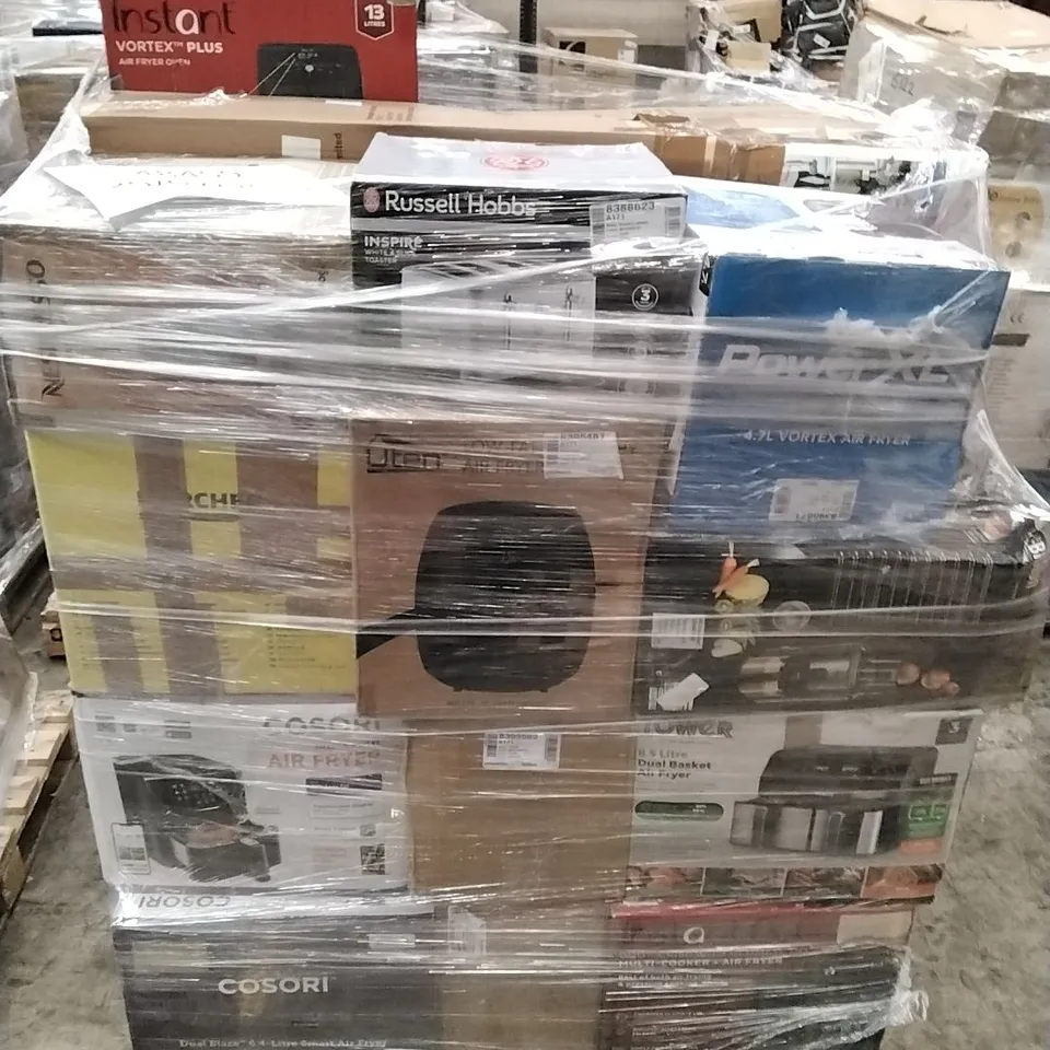 PALLET OF APPROXIMATELY 32 UNPROCESSED RAW RETURN HOUSEHOLD AND ELECTRICAL GOODS TO INCLUDE;