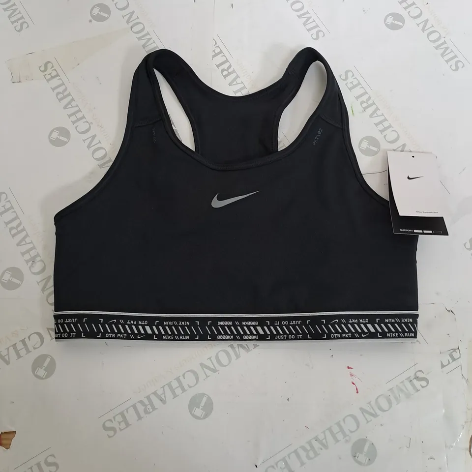 NIKE DRI FIT SPORTS BRA IN BLACK - LARGE