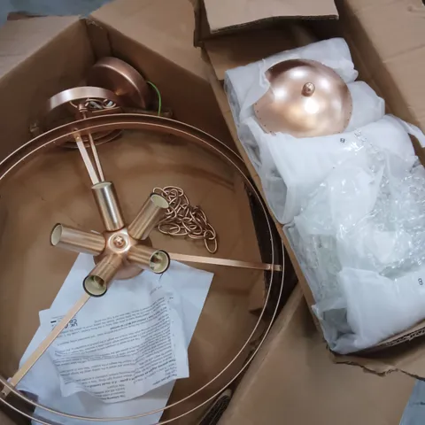 CAITLYNN 5-LIGHT EMPIRE CHANDELIER IN ROSE GOLD