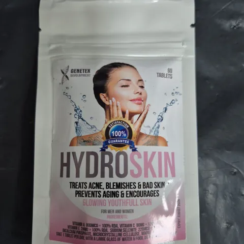 BOX OF APPROXIMATELY 70 PACKS OF CUTS-N-GAINS TABLETS - HYDROSKIN (60 TABLETS PER PACK)