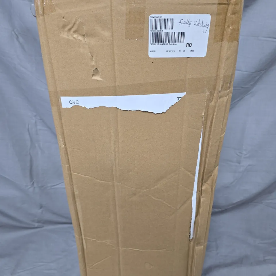 FESTIVE PRE LIT STANDING SANTA WITH BEAR