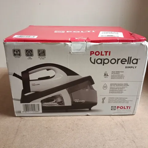 POLTI VAPORELLA SIMPLY STEAM IRON – BOXED
