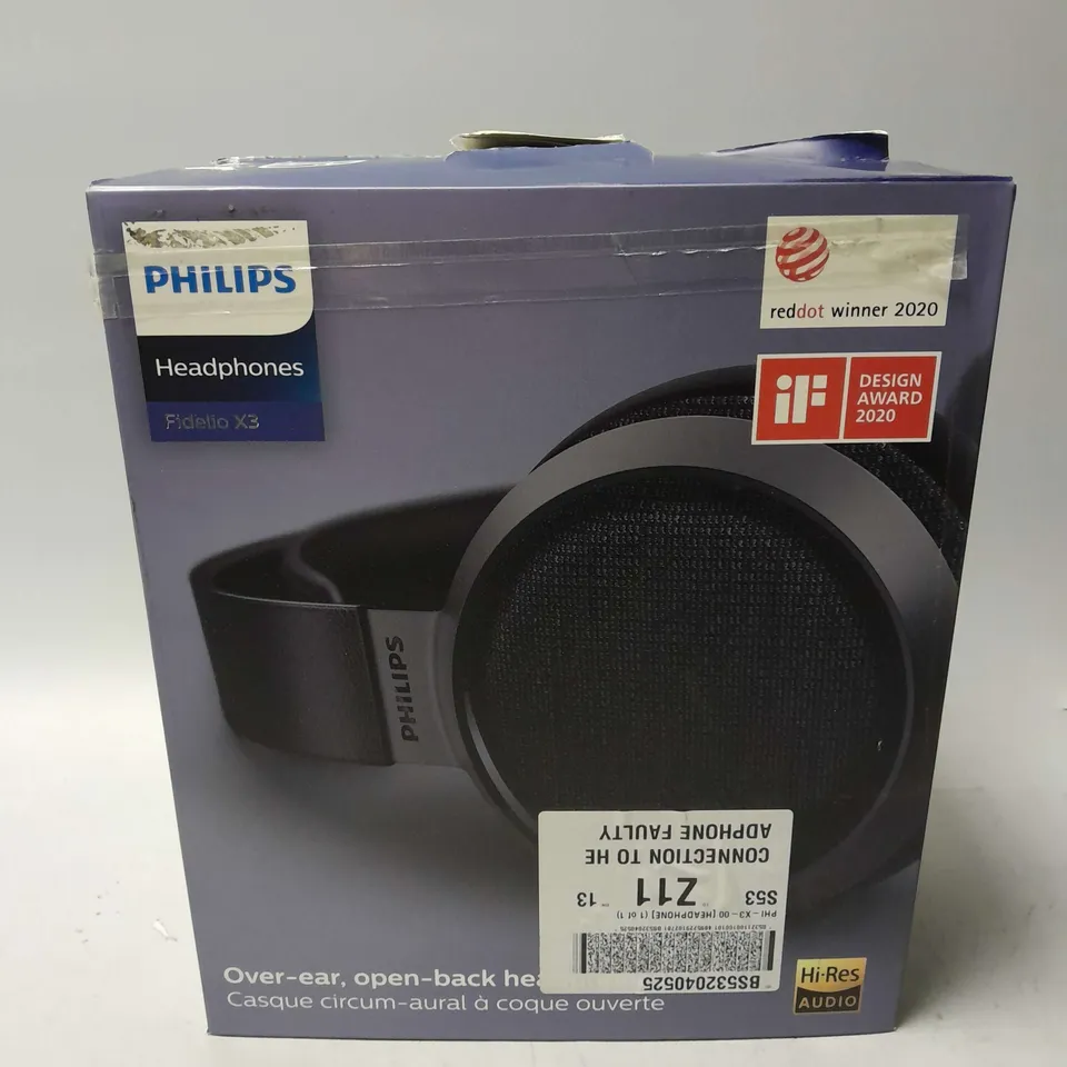 BOXED PHILIPS FIDELLO X3 HEADPHONES
