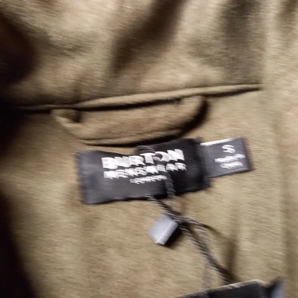BURTON MENSWEAR SUEDE JACKET - SIZE S