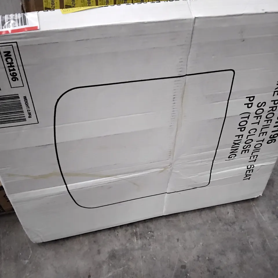 BOXED SOFT CLOSE SQUARE PROFILE STANDARD TOILET SEAT