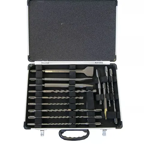 MAKITA 17 PIECE SDS+ CHISEL & DRILL BIT SET