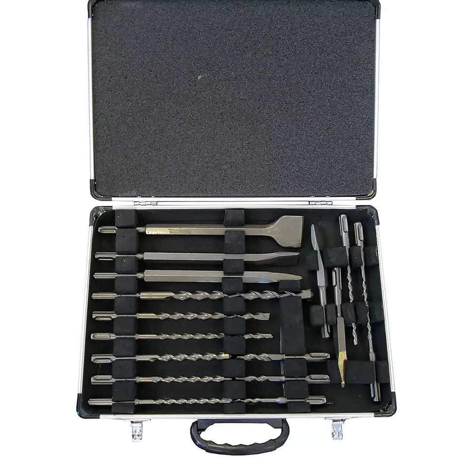 MAKITA 17 PIECE SDS+ CHISEL & DRILL BIT SET