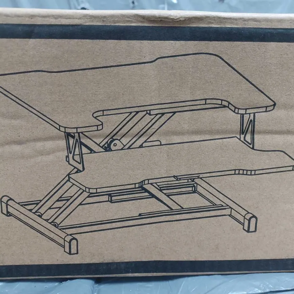 BOXED BONTEC SIT-STANDING DESKTOP WORKSTATION