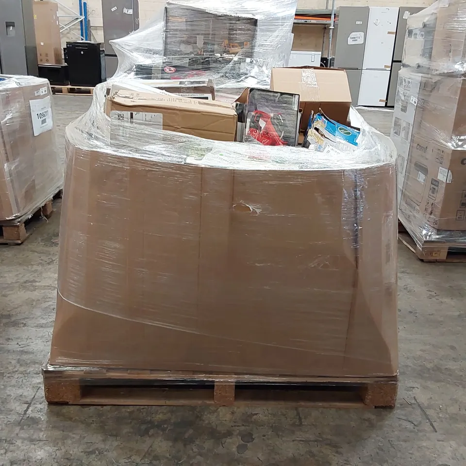 PALLET OF APPROXIMATELY 67 UNPROCESSED RAW RETURN HOUSEHOLD AND ELECTRICAL GOODS TO INCLUDE;