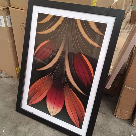 FRAMED PICTURE - BLACK FRAME 